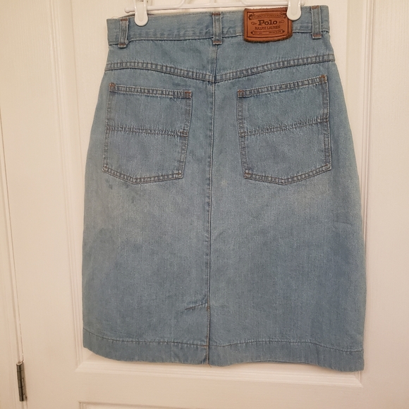Ralph Lauren Women's Denim Skirt Size 12 - Picture 3 of 9